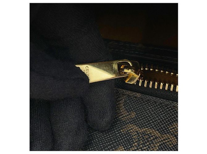 Céline Borsa a mano in pelle Celine Triomphe Small Vertical Cabas - vista 16