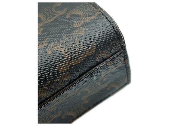 Céline Borsa a mano in pelle Celine Triomphe Small Vertical Cabas - vista 9