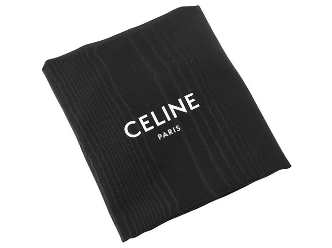 Céline Celine Triomphe Schultertasche Horizontal Medium Braun Schwarz - Ansicht 15