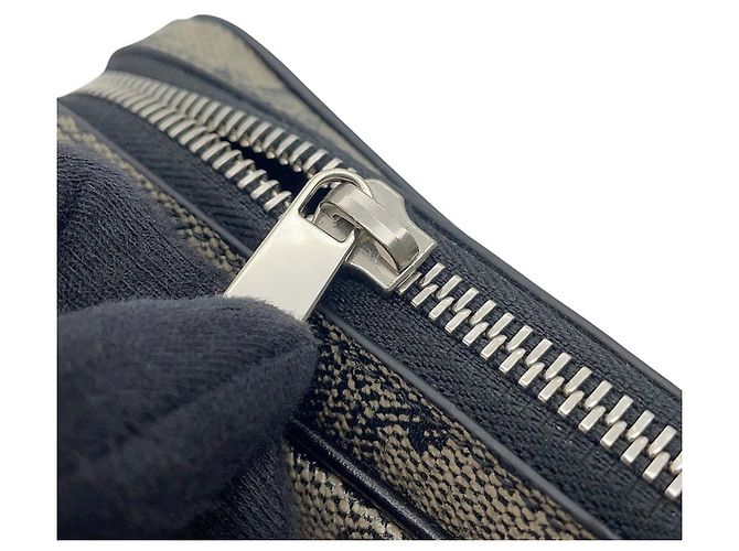 Céline Celine Triomphe Schultertasche Horizontal Medium Braun Schwarz - Ansicht 6