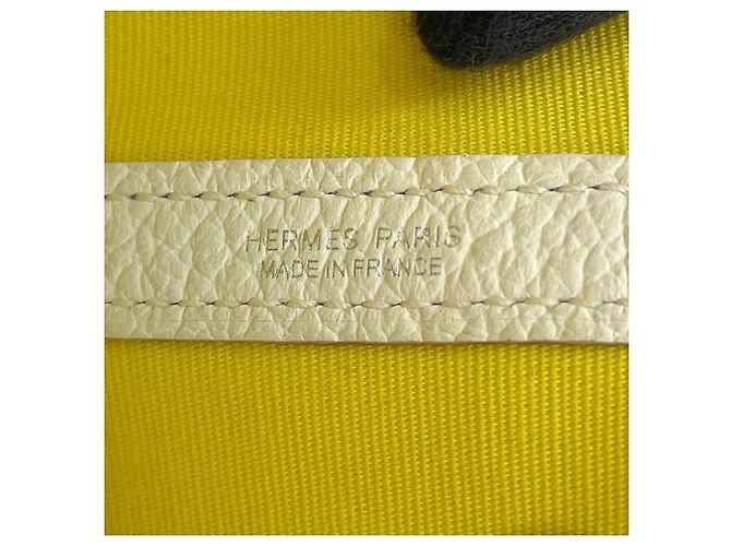 Hermès Borsa Garden Tote Hermes in Lime D'oro - vista 14