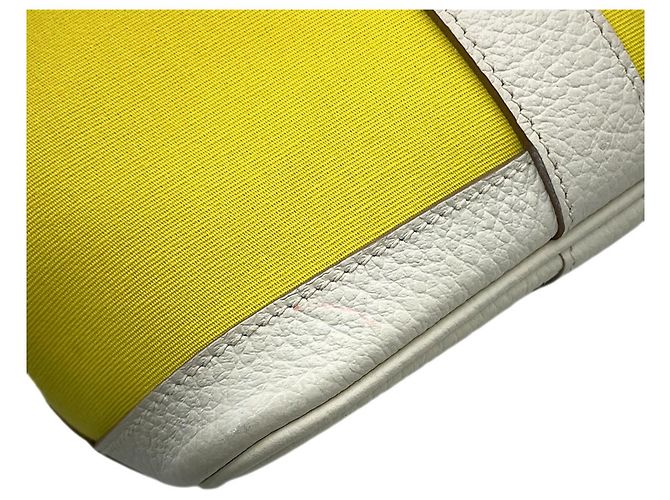 Hermès Borsa Garden Tote Hermes in Lime D'oro - vista 6