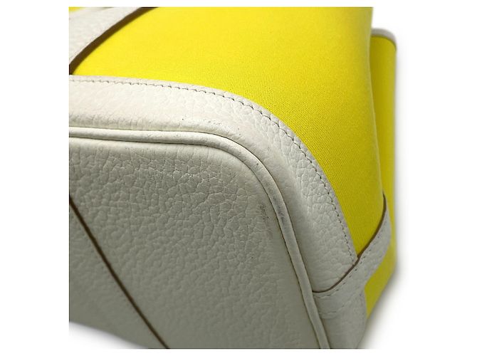 Hermès Borsa Garden Tote Hermes in Lime D'oro - vista 7