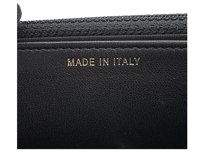 Chanel Black Velour Chain Wallet - view 13