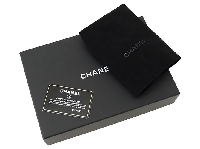 Chanel Black Velour Chain Wallet - view 14