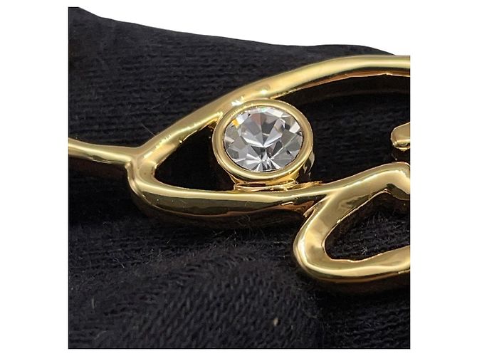 Collana di strass Chanel I LOVE COCO D'oro - vista 7