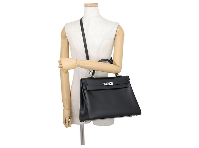 Hermès Borsa Hermes Kelly 35 in Nero - vista 5