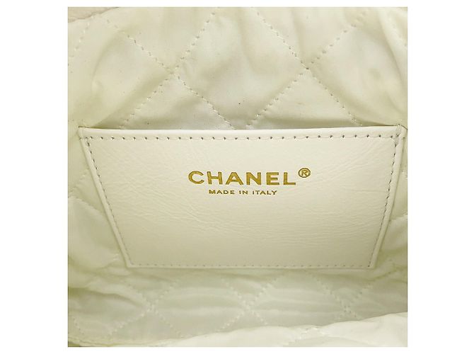 Borsa a mano Chanel CHANEL22 Mini Bianco - vista 15