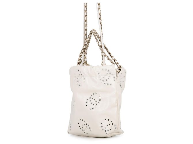 Borsa a mano Chanel CHANEL22 Mini Bianco - vista 2