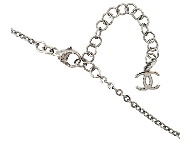 Collana Chanel Coco Mark con perle sintetiche e strass - vista 5