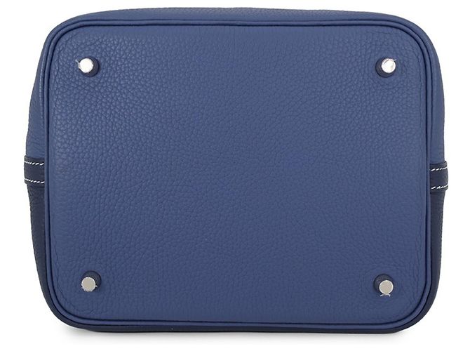 Hermès Hermes Picotin Lock MM Handtasche in Bleu Saphir Blau - Ansicht 3