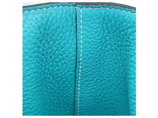 Hermès Borsa Tote Hermes Double Sens 28 Blu - vista 9