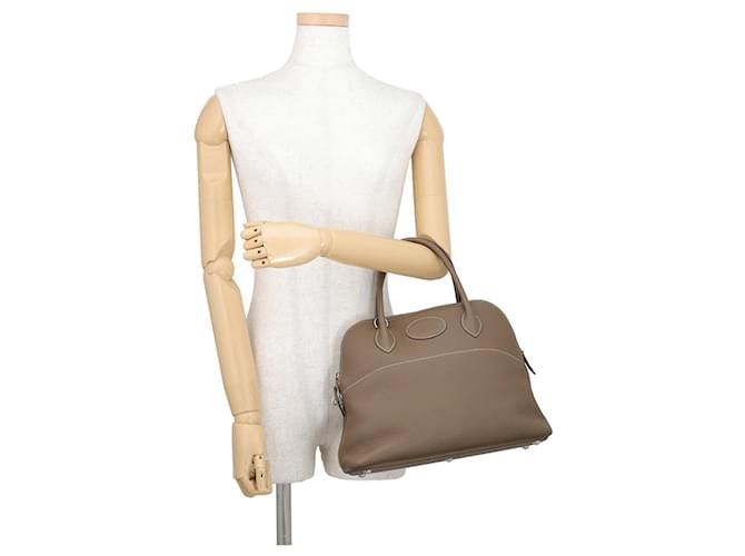 Hermès Borsa Hermes Bolide 31 Taupe - vista 4