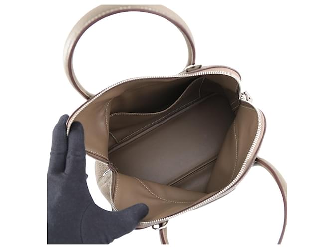 Hermès Borsa Hermes Bolide 31 Taupe - vista 5