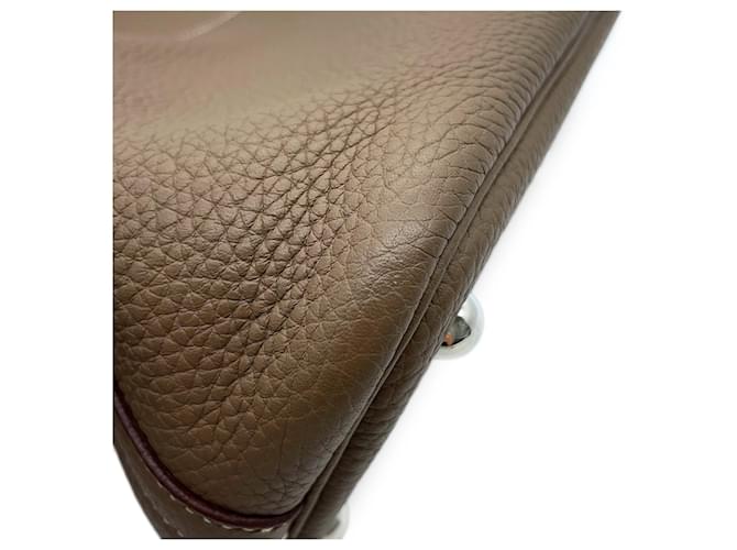Hermès Borsa Hermes Bolide 31 Taupe - vista 7