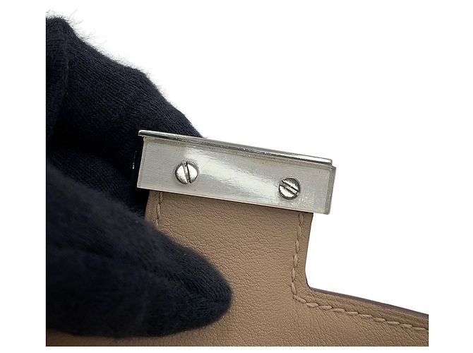 Hermès Borsa a tracolla Hermes Mini Constance 3 in pelle Swift Argile - Ansicht 14