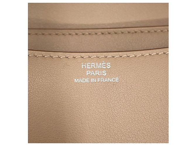 Hermès Borsa a tracolla Hermes Mini Constance 3 in pelle Swift Argile - Ansicht 17