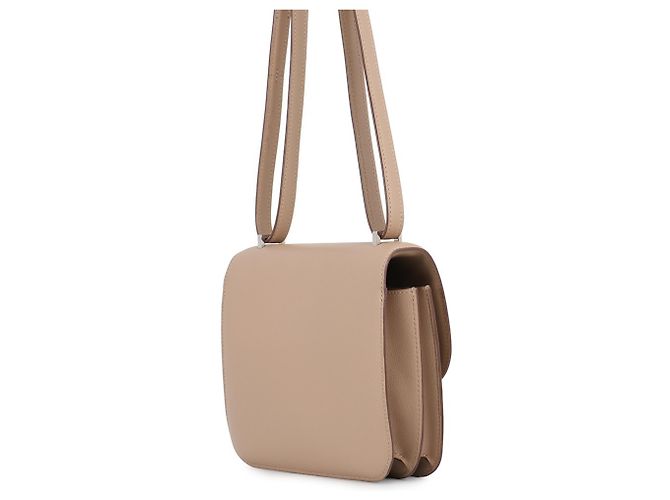 Hermès Borsa a tracolla Hermes Mini Constance 3 in pelle Swift Argile - Ansicht 2