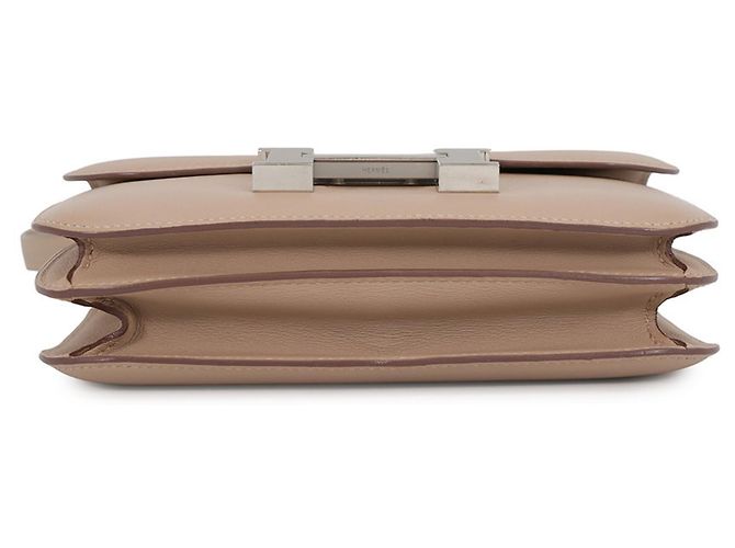 Hermès Borsa a tracolla Hermes Mini Constance 3 in pelle Swift Argile - Ansicht 3