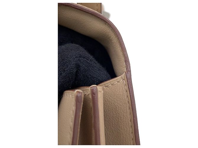 Hermès Borsa a tracolla Hermes Mini Constance 3 in pelle Swift Argile - Ansicht 9