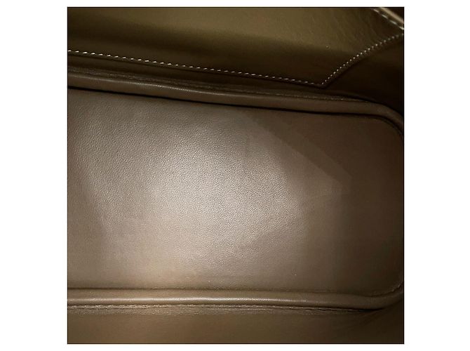 Hermès Borsa Hermes Bolide 27 in Etoupe Gray Taupe - vista 10