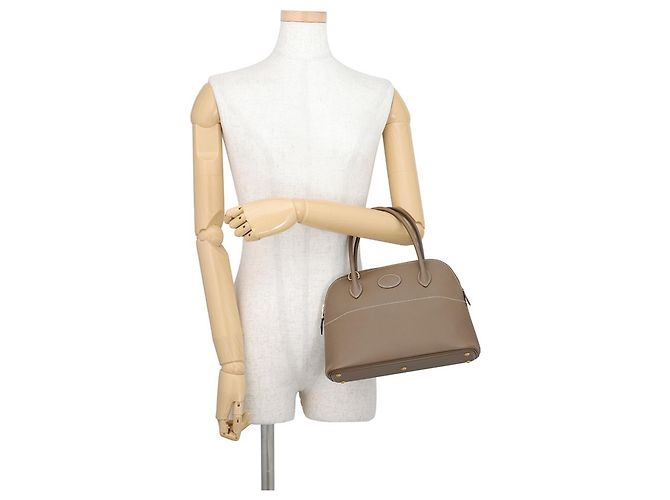 Hermès Borsa Hermes Bolide 27 in Etoupe Gray Taupe - vista 4