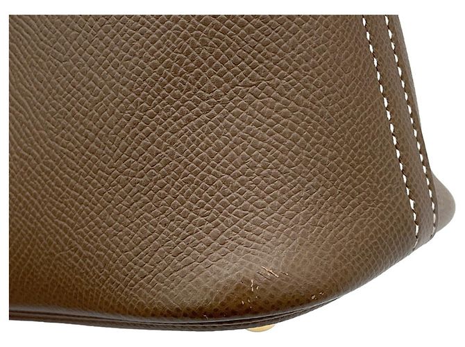 Hermès Borsa Hermes Bolide 27 in Etoupe Gray Taupe - vista 7