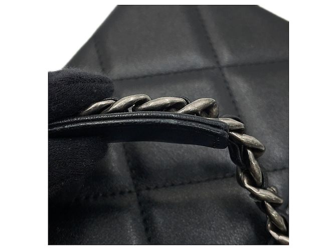 Borsa a tracolla con catena Chanel CHANEL19 Nero - vista 12