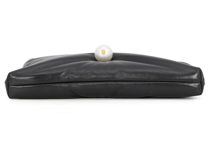 Borsa a tracolla con catena in pelle nera Chanel Nero - vista 3