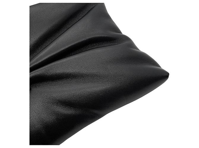 Borsa a tracolla con catena in pelle nera Chanel Nero - vista 7