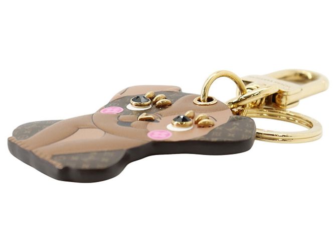 Portachiavi Louis Vuitton Monogram Marrone - vista 2