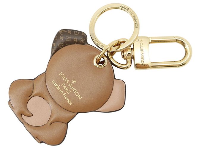 Portachiavi Louis Vuitton Monogram Marrone - vista 3