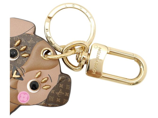Portachiavi Louis Vuitton Monogram Marrone - vista 4