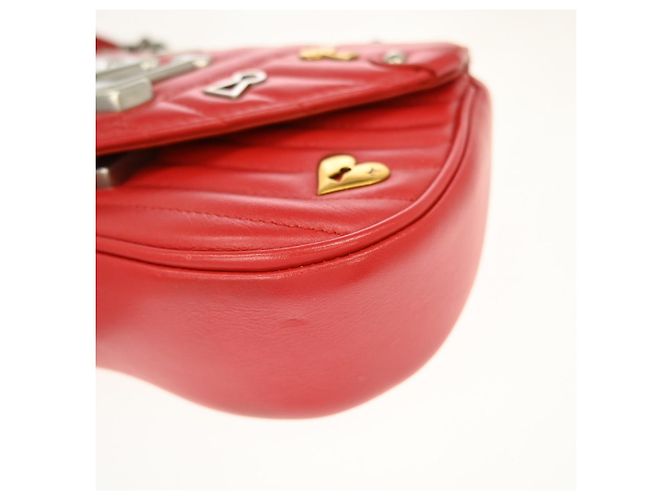 Louis Vuitton New Wave Chain Limited Edition Love Lock Quilted Leather PM Pink - Ansicht 7