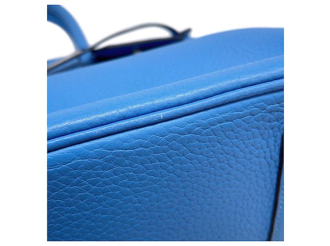 Hermès Borsa Hermes Birkin 30 in Blue Paradise - vista 10