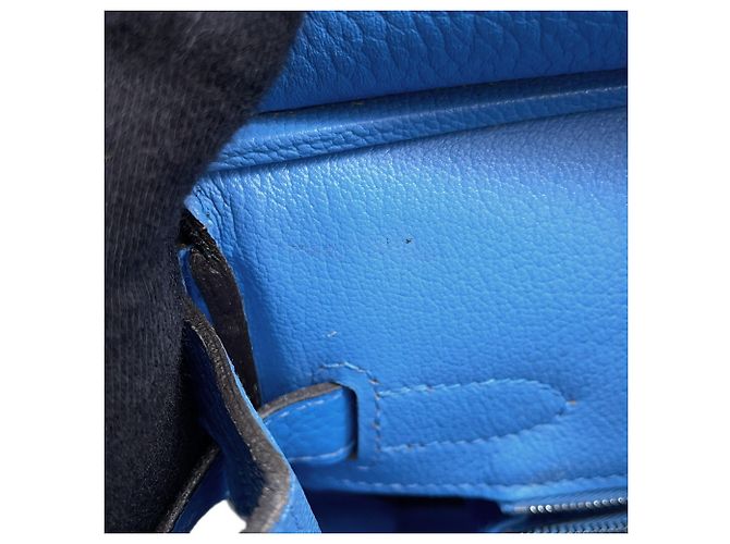 Hermès Borsa Hermes Birkin 30 in Blue Paradise - vista 16