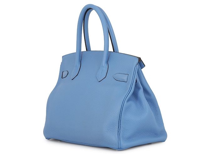 Hermès Borsa Hermes Birkin 30 in Blue Paradise - vista 2