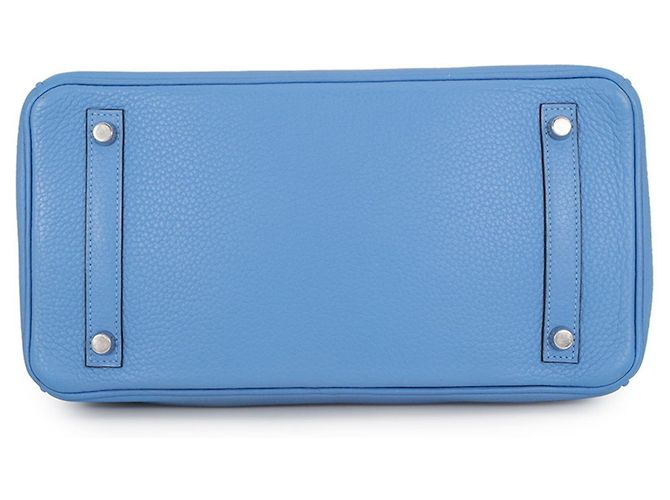Hermès Borsa Hermes Birkin 30 in Blue Paradise - vista 3