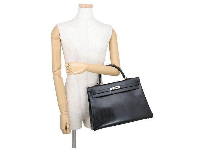 Hermès Borsa Hermes Kelly 35 Nero - vista 4