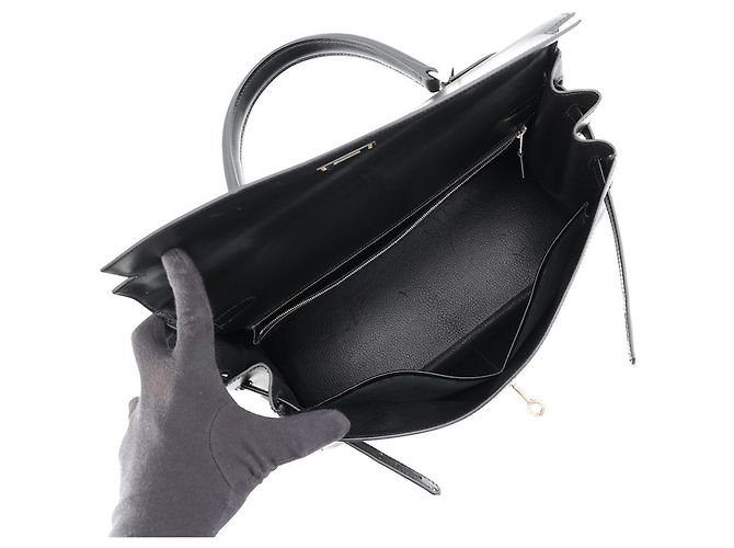 Hermès Borsa Hermes Kelly 35 Nero - vista 6