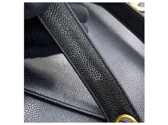 Chanel Black Chain Tote Bag Schwarz - Ansicht 12