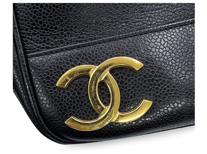Chanel Black Chain Tote Bag Schwarz - Ansicht 13