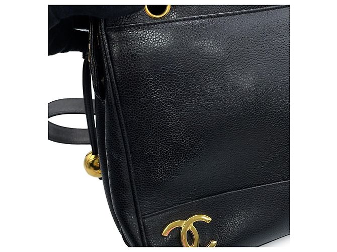 Chanel Black Chain Tote Bag Schwarz - Ansicht 6
