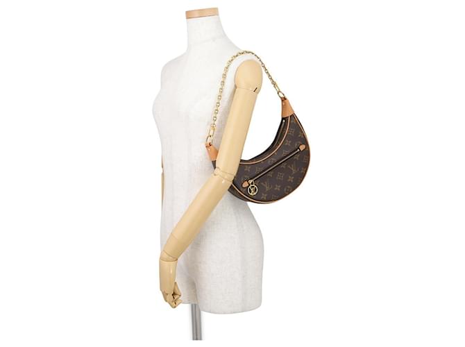 Borsa a tracolla Louis Vuitton Monogram Loop Beige - Ansicht 5