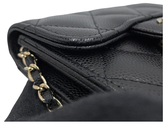 Portafoglio a catena Chanel Matelassé Nero - vista 7