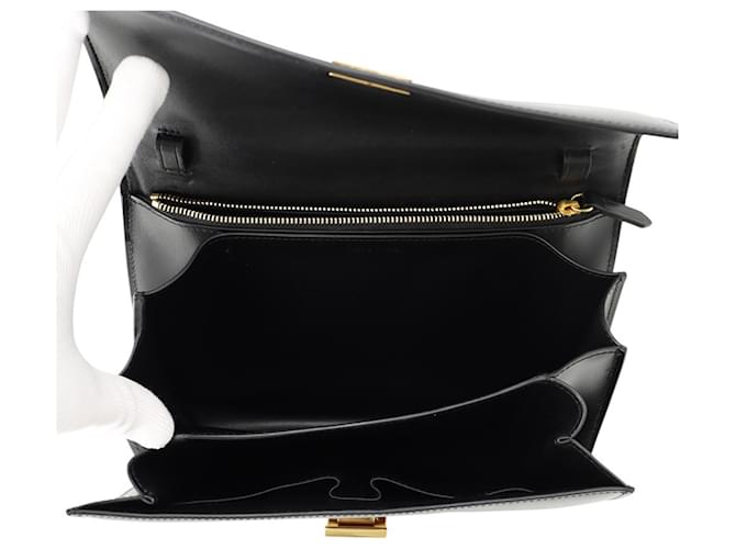 Céline Borsa a tracolla Celine Classic Box Medium Nero - vista 5