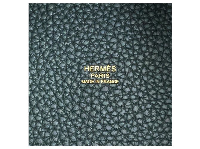 Hermès Borsa Hermes Picotin Lock MM in Vert Mangrove Verde chiaro - vista 10