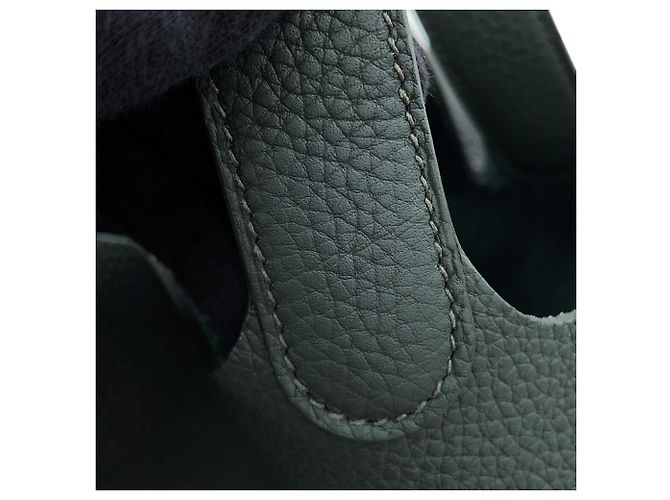 Hermès Borsa Hermes Picotin Lock MM in Vert Mangrove Verde chiaro - vista 8