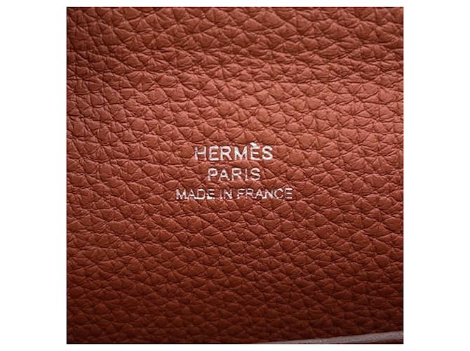 Hermès Borsa a Tracolla Hermes Videpoche Marrone - vista 10