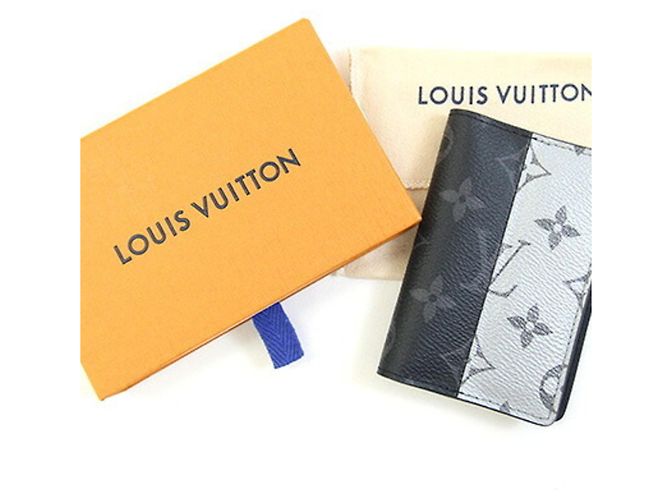 Louis Vuitton Eclipse Split Organizer de Poche M63021 Tarjetero Negro - vista 7
